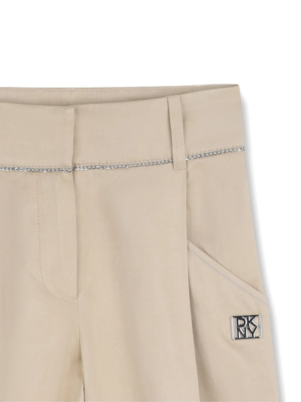  Dkny Kids Logo Trousers - Neutrals 