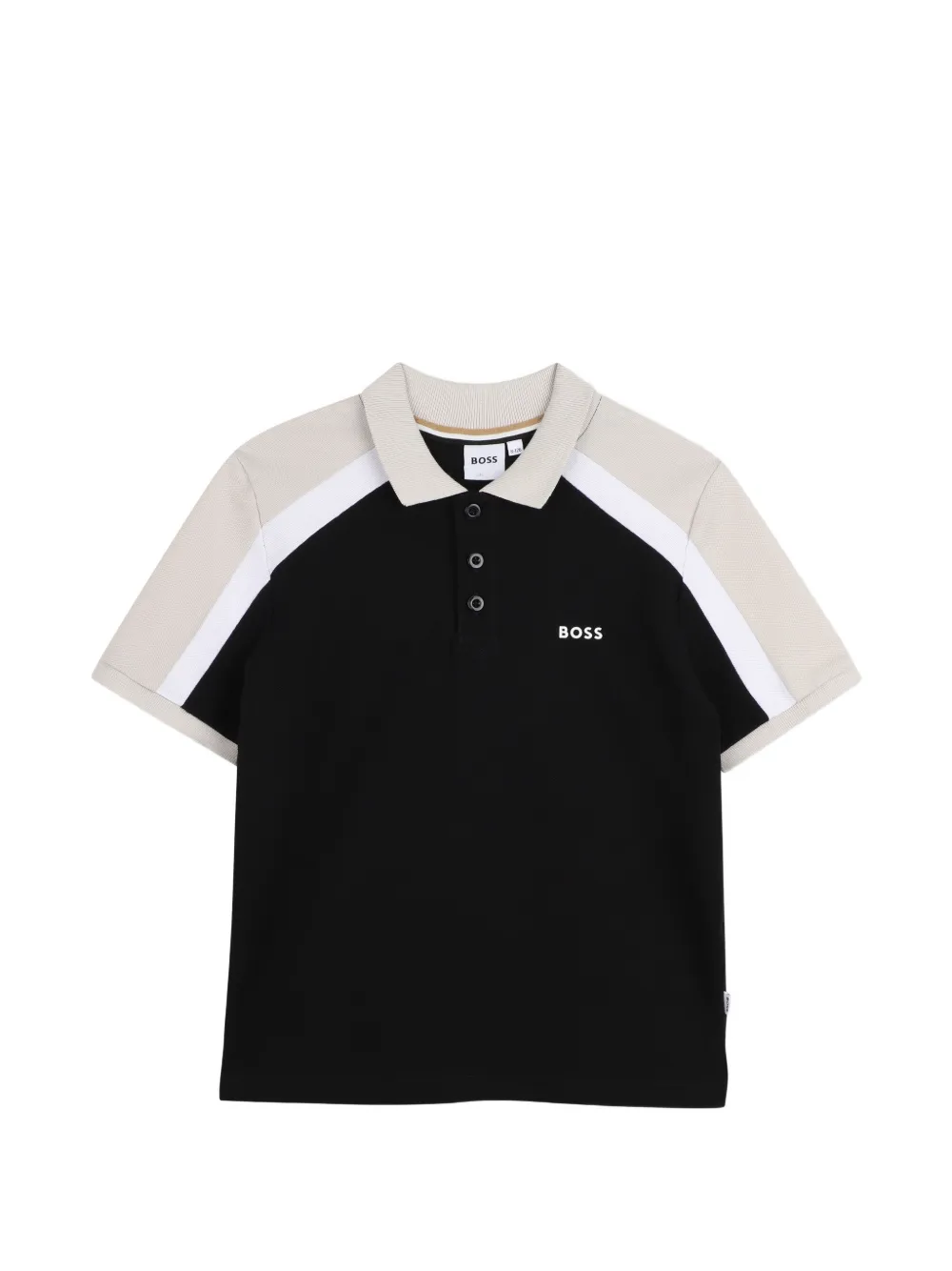 BOSS Kidswear Polo con logo - Nero
