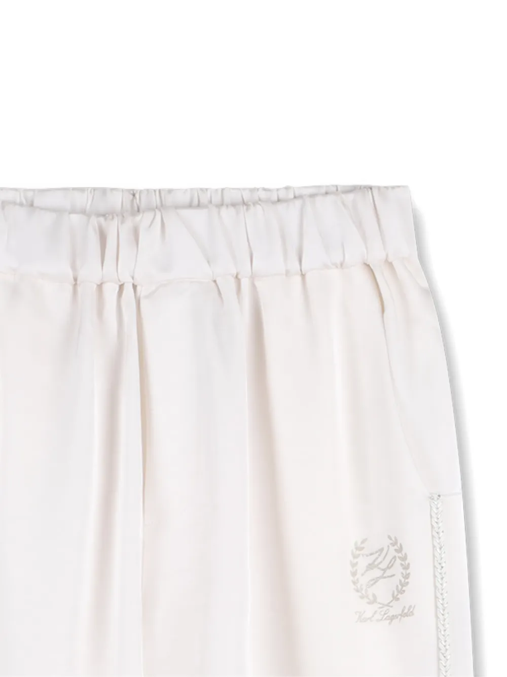  Karl Lagerfeld Kids Logo-print Track Pants - Neutrals 