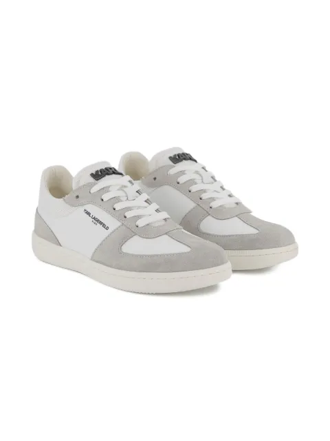 Karl Lagerfeld Kids panelled lace-up sneakers