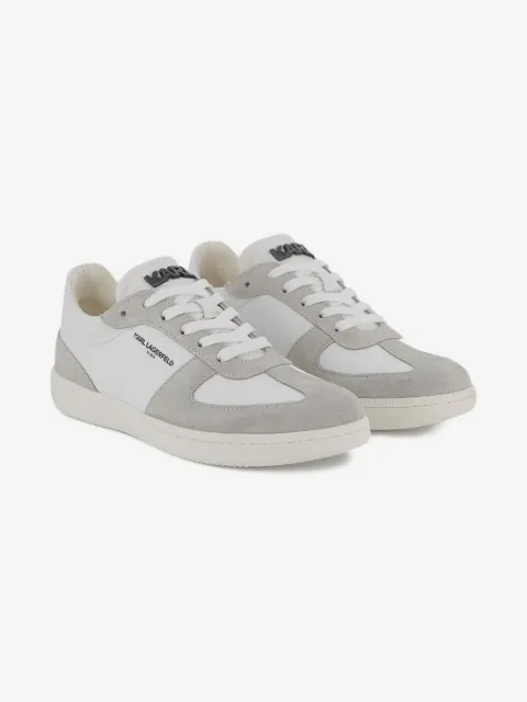 Karl Lagerfeld Kids panelled lace-up sneakers
