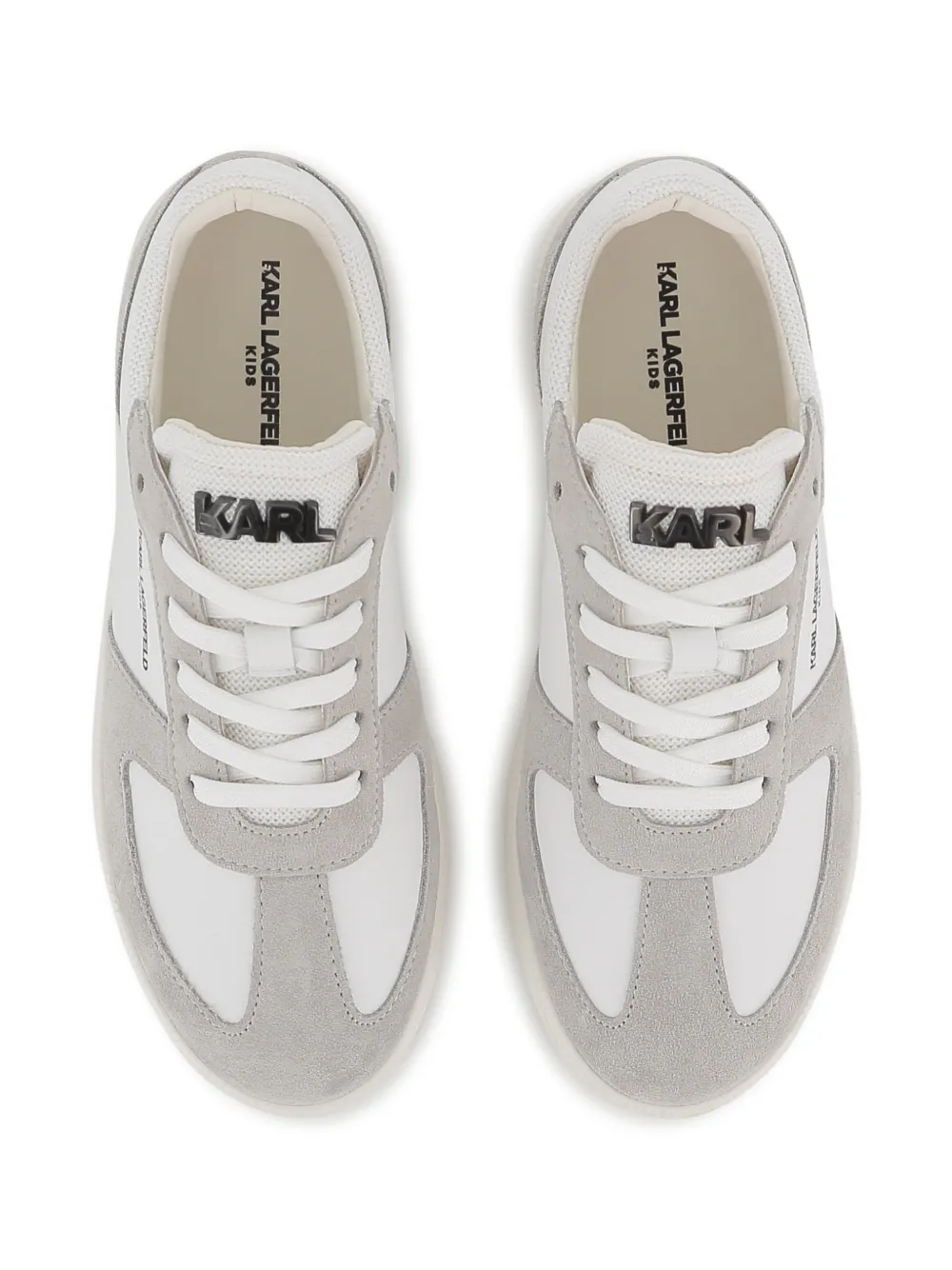 Karl Lagerfeld Kids Sneakers met vlakken Wit
