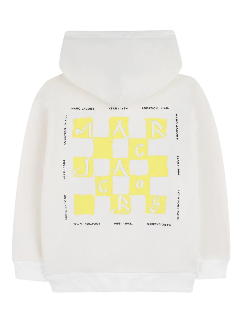 Marc Jacobs Kids Hoodie met rits Wit