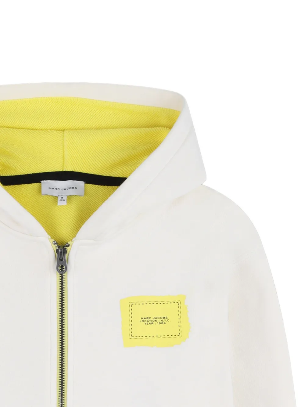 Marc Jacobs Kids Hoodie met rits Wit