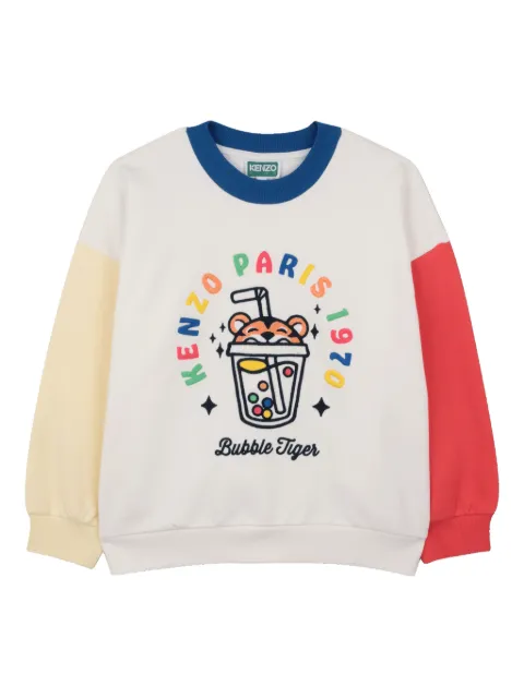 Kenzo Kids sudadera con estampado gráfico
