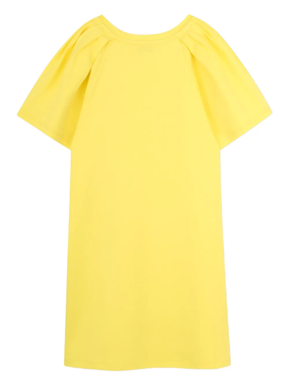  Marc Jacobs Kids Puff-sleeve Graphic Dress - Yellow 