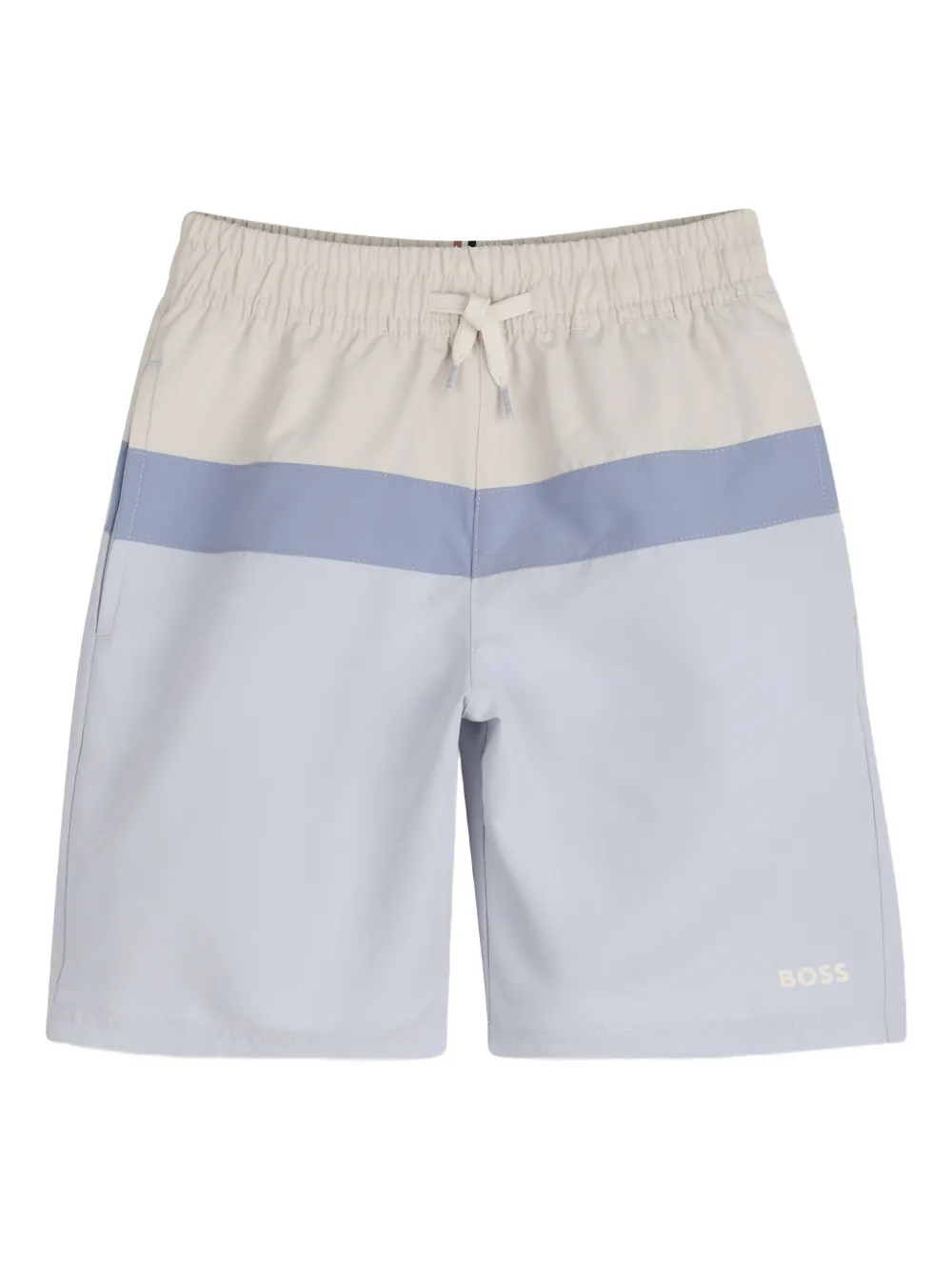 BOSS Kidswear Costume da bagno con design color-block - Blu