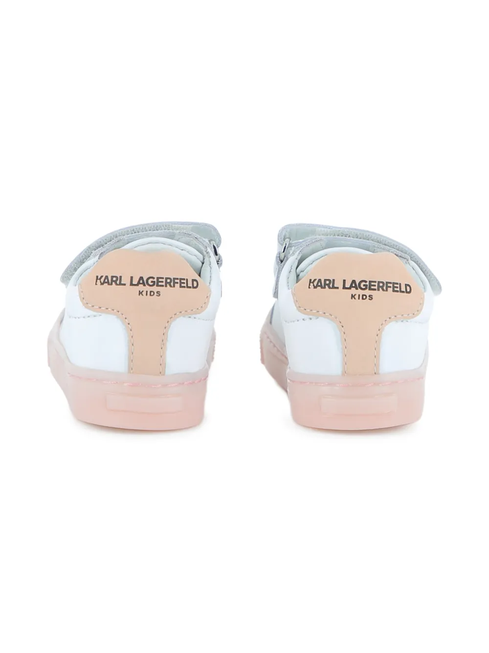 Karl Lagerfeld Kids Sneakers met patch en bandje Wit