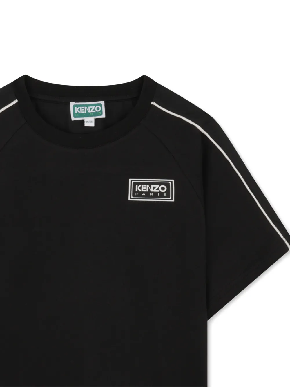 Kenzo Kids T-shirt met logo Zwart