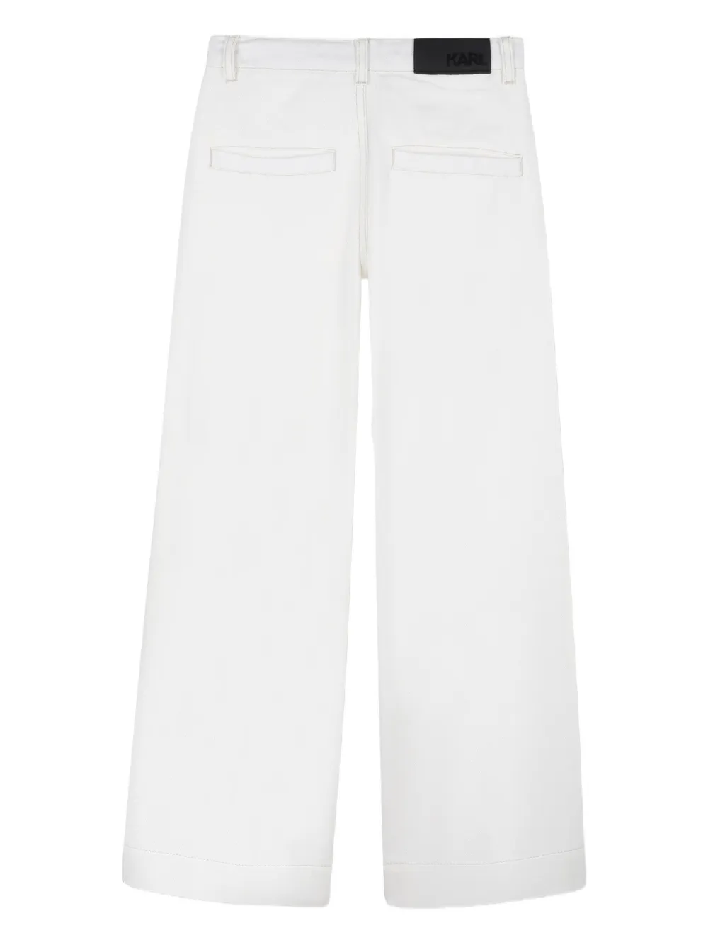  Karl Lagerfeld Kids Stud Trousers - White 
