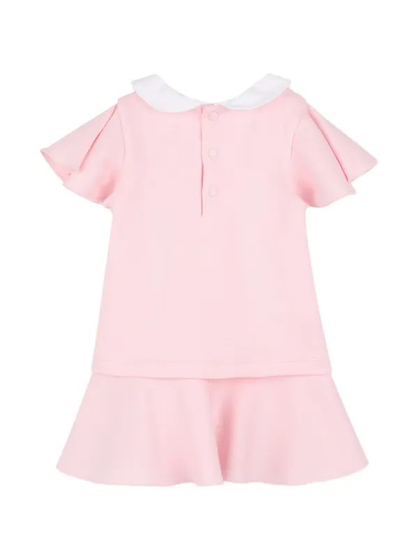 GIVENCHY KIDS ワンピース ピンク Givenchy Kids Collared Baby Dress Set | Pink | FARFETCH