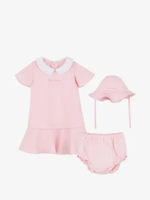 Givenchy Kids collared baby dress set