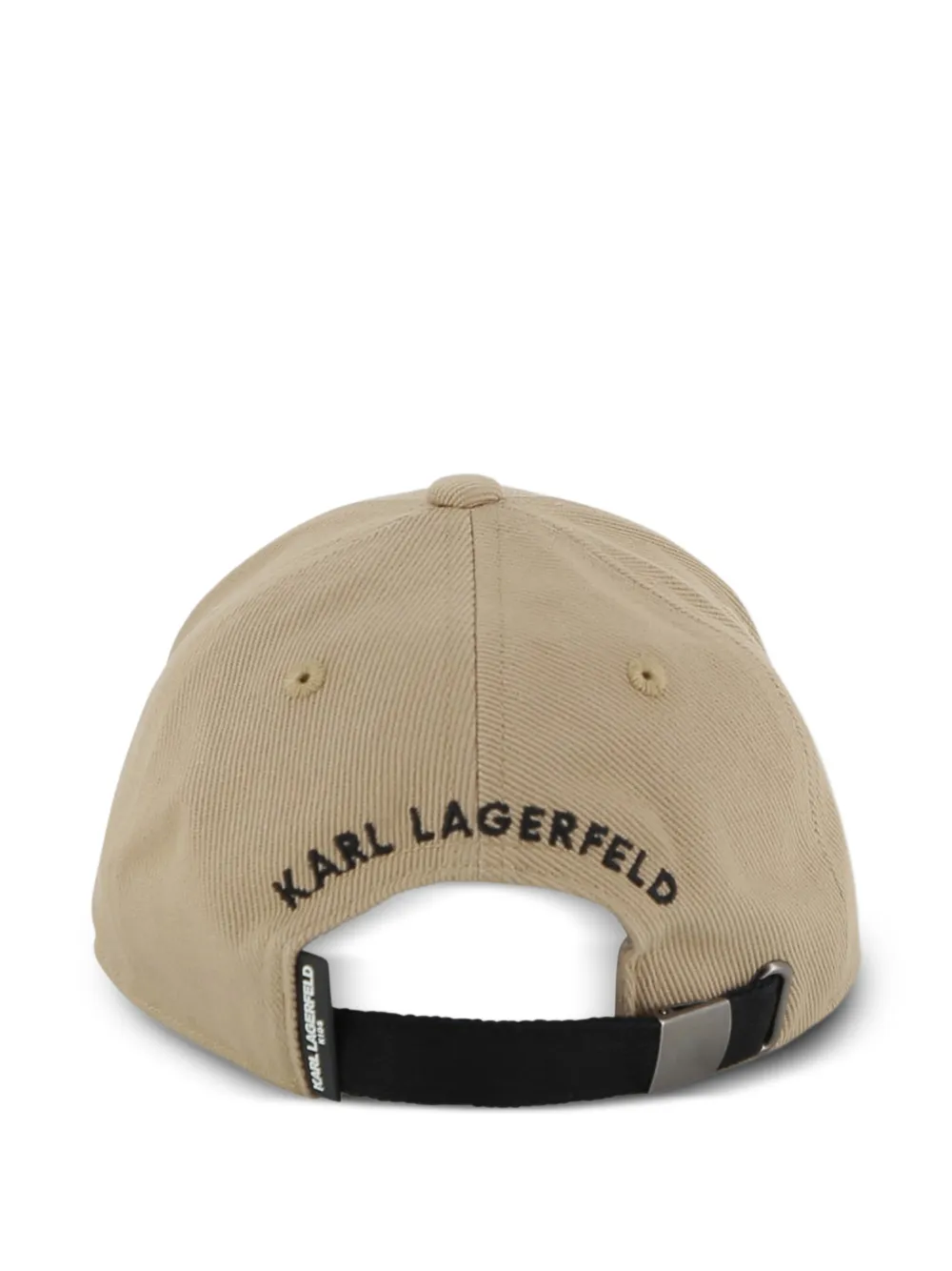  Karl Lagerfeld Kids Logo Trim Cap - Neutrals 