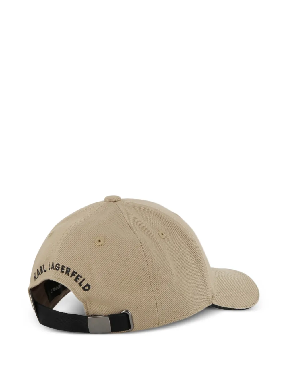  Karl Lagerfeld Kids Logo Trim Cap - Neutrals 