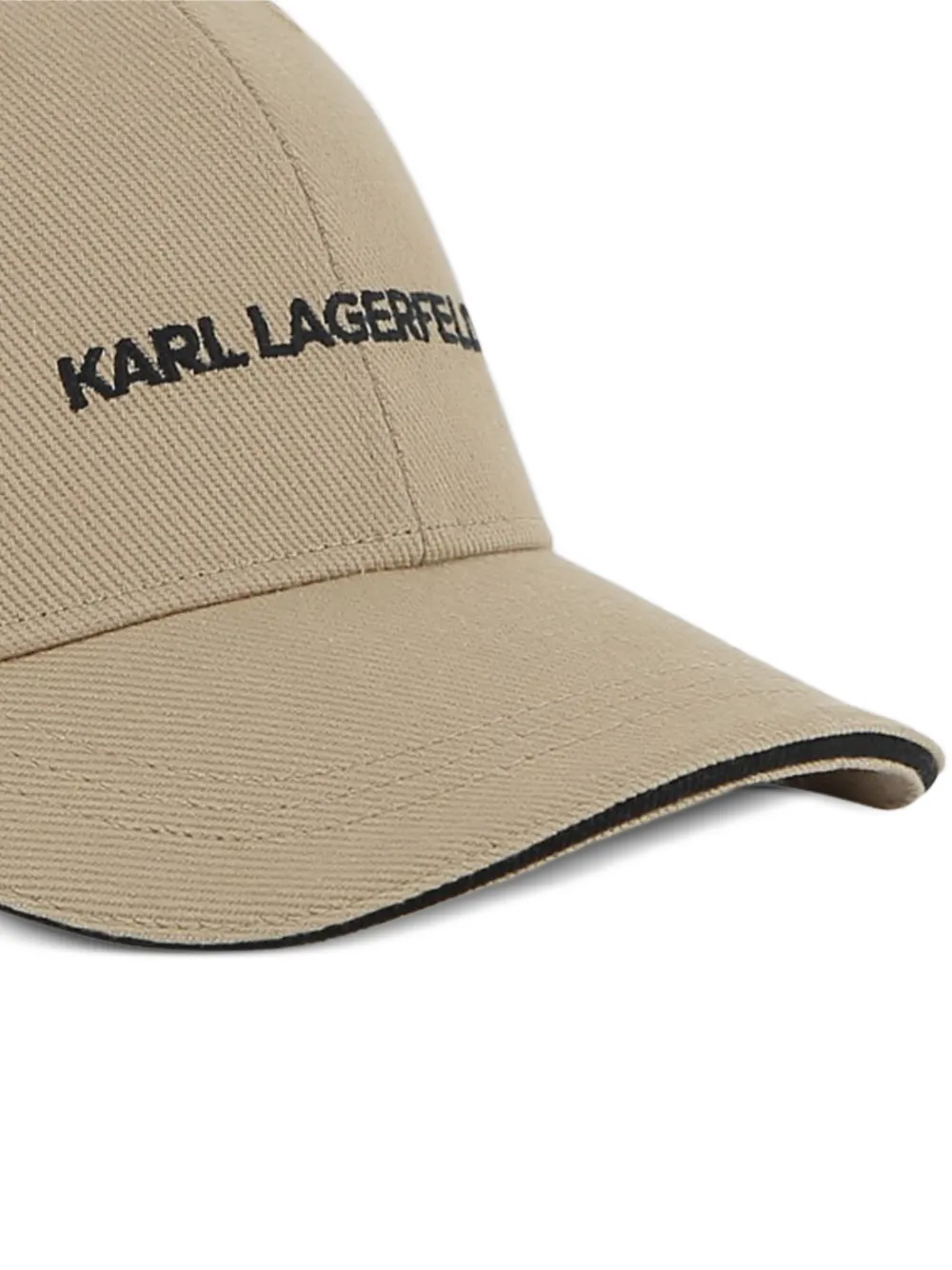 Karl Lagerfeld Kids Pet met logo afwerking Beige