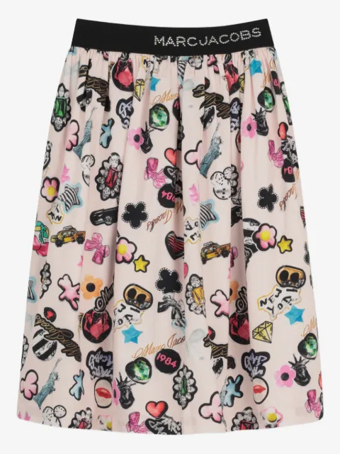 Marc Jacobs Kids graphic-print skirt