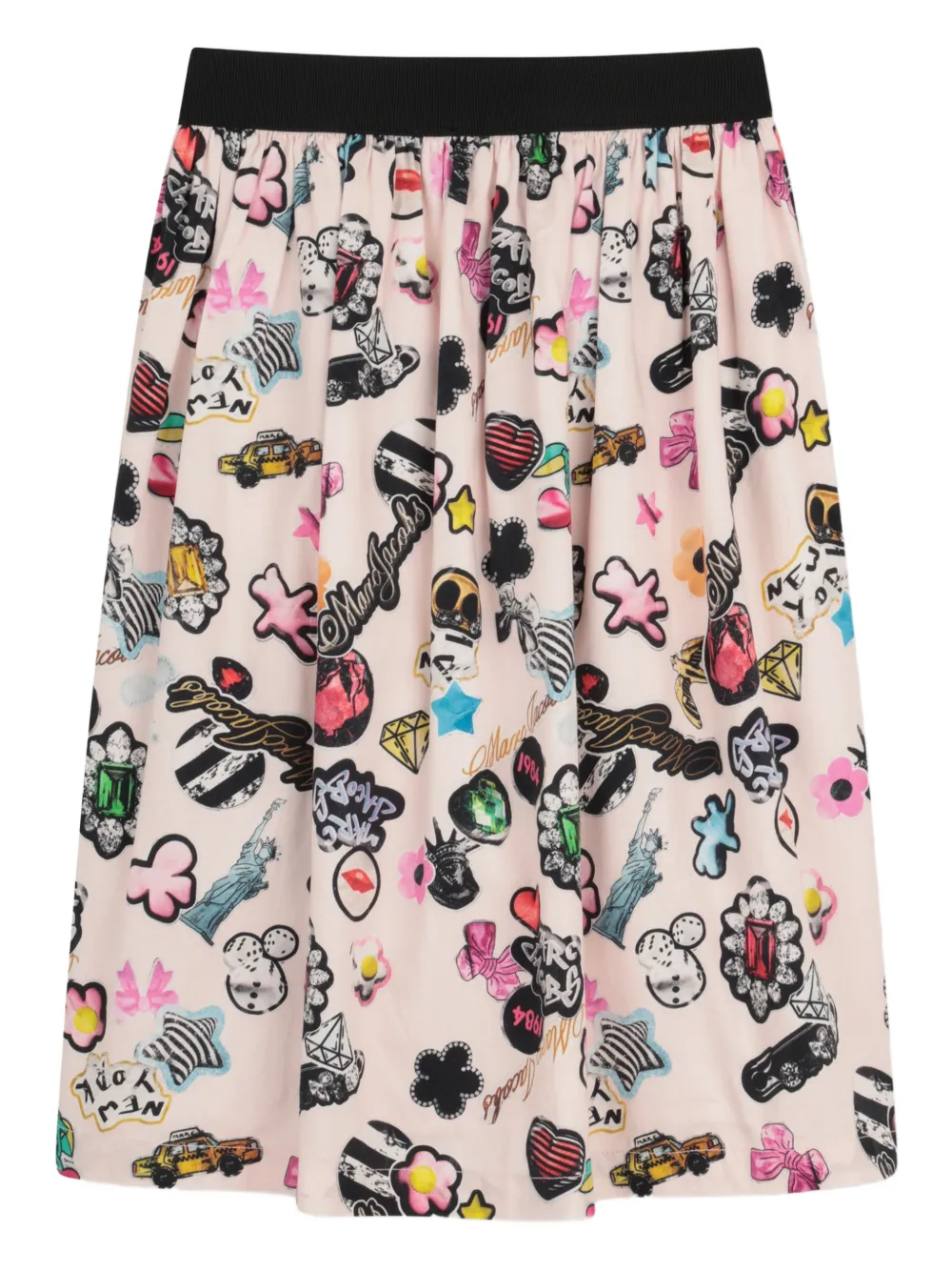 Marc Jacobs Kids Rok met grafische print Roze