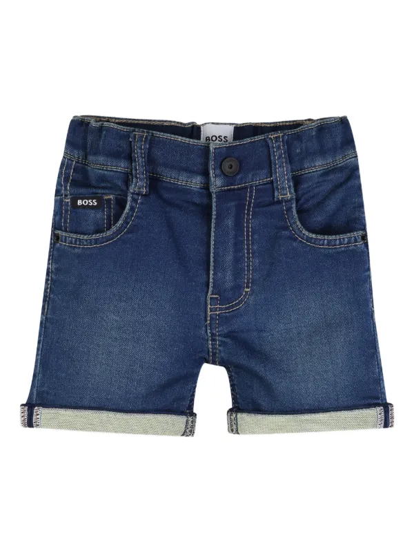 BOSS Kidswear ファイブポケット ショートパンツ | ブルー | FARFETCH JP