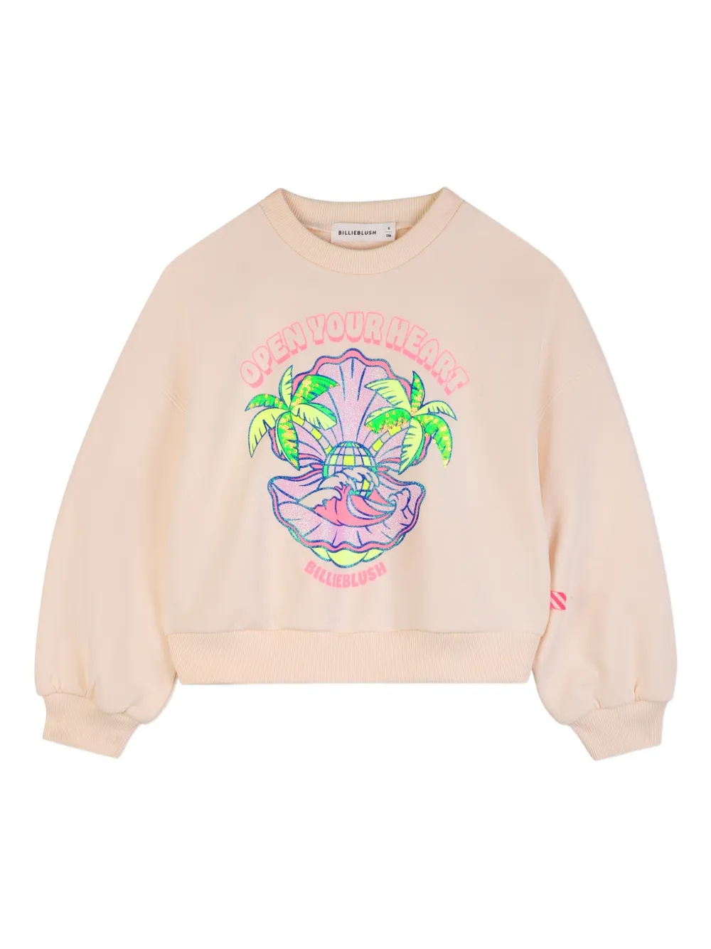 Billieblush graphic sweatshirt - Orange