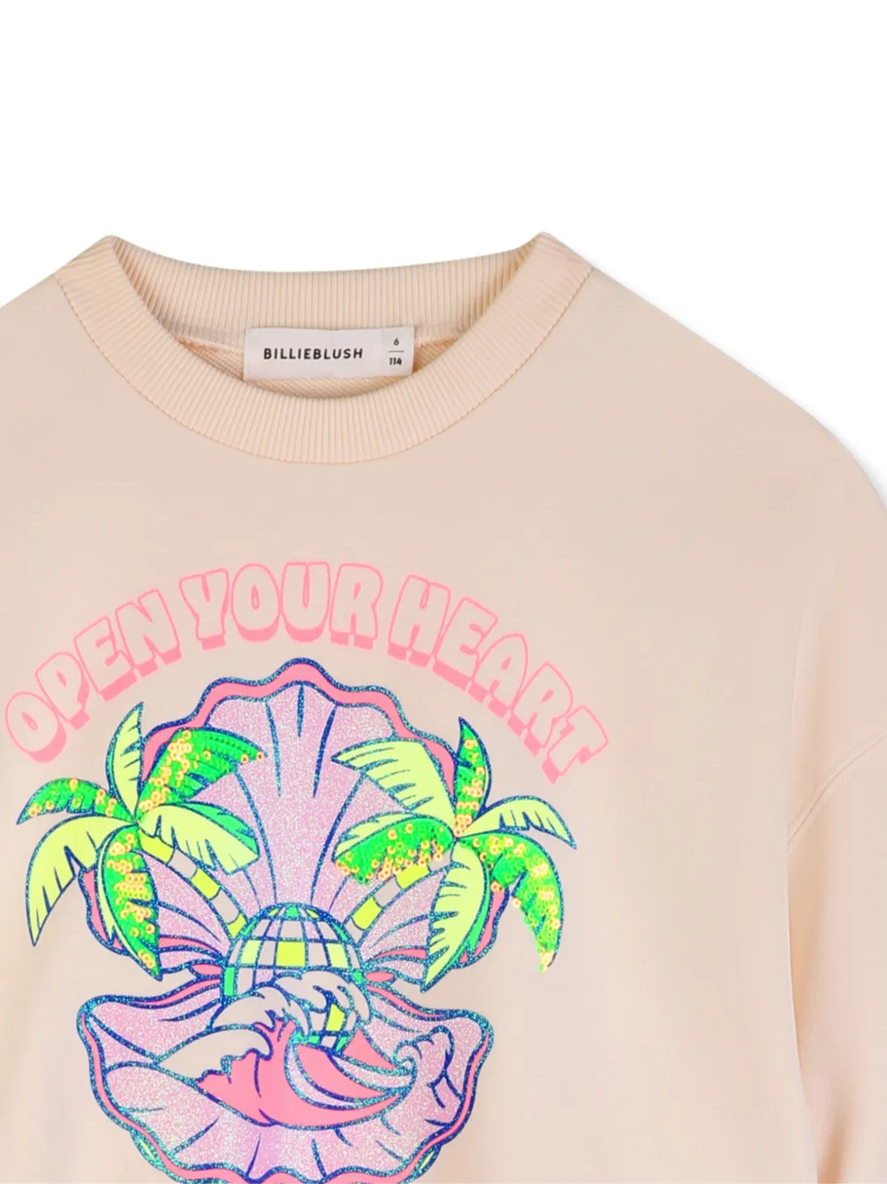  Billieblush Sudadera Con Motivo Gráfico - Naranja 