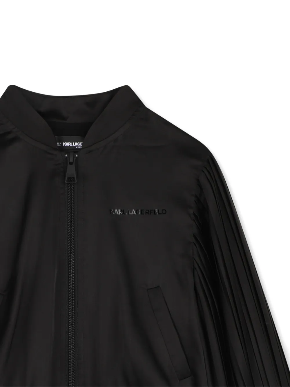 Karl Lagerfeld Kids Jack met ritssluiting Zwart