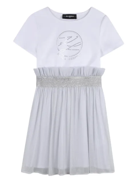 Karl Lagerfeld Kids Kleid mit Rüschen