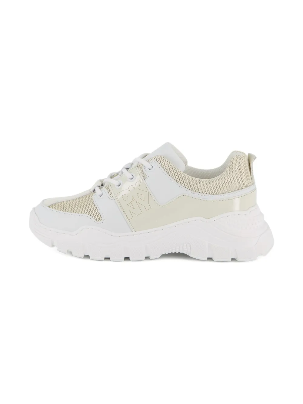 Dkny Kids Sneakers met logodetail en vlakken Wit