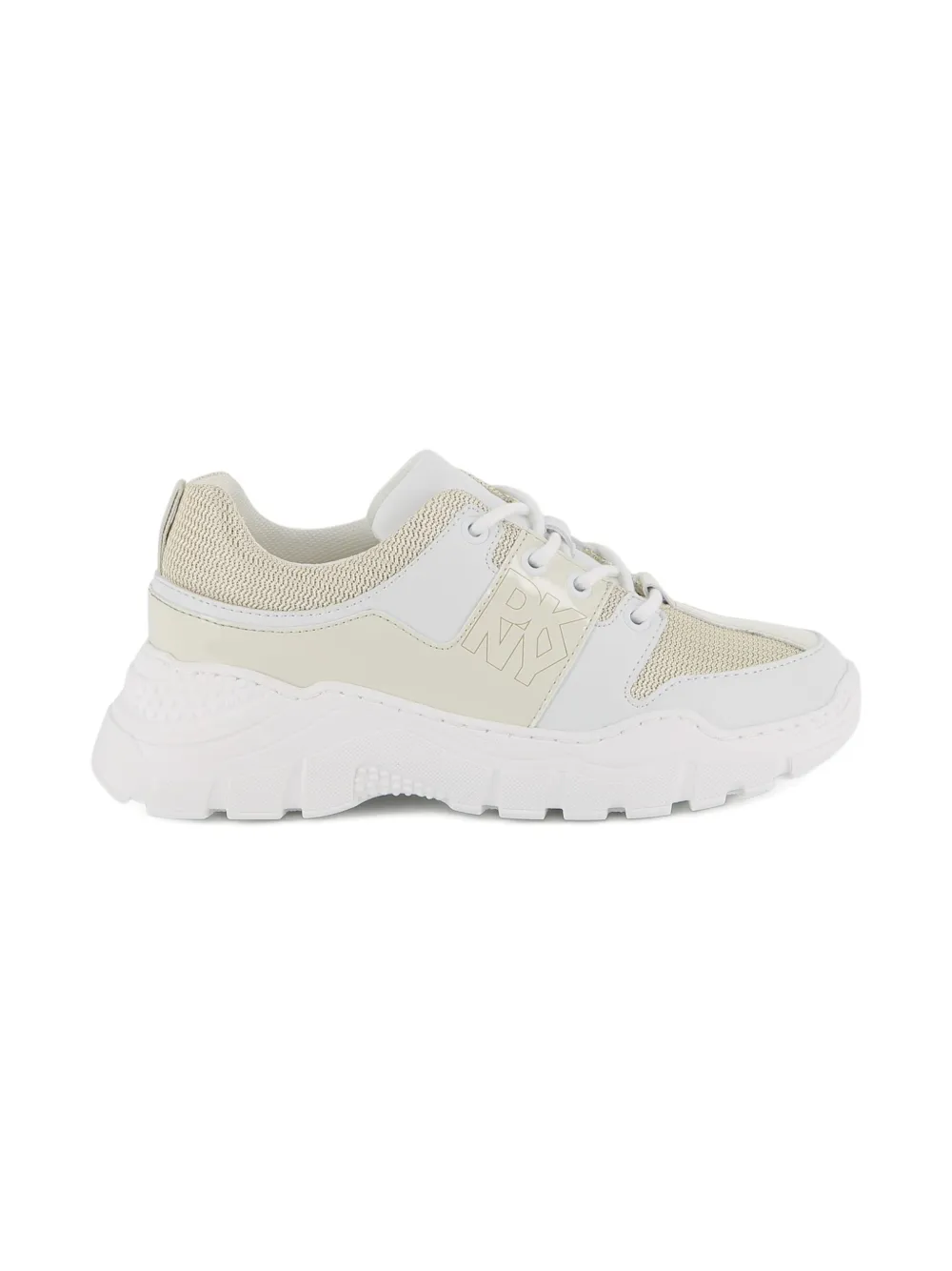 Dkny Kids Sneakers met logodetail en vlakken Wit