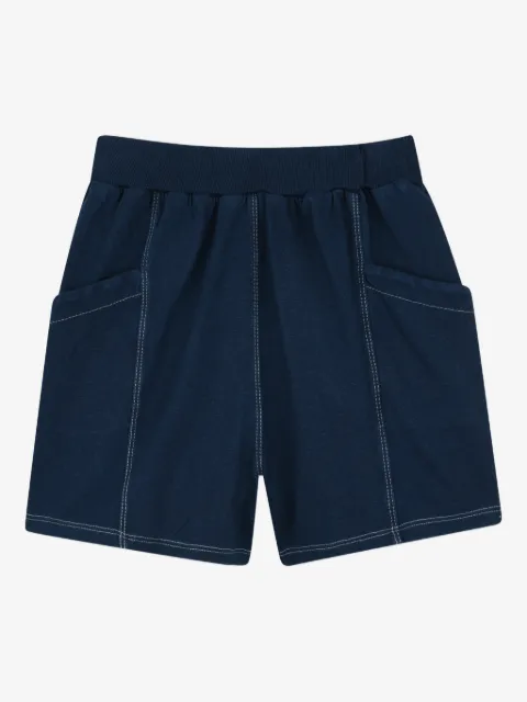 Kenzo Kids 사이드 포켓 탑스티치 캐주얼 쇼츠