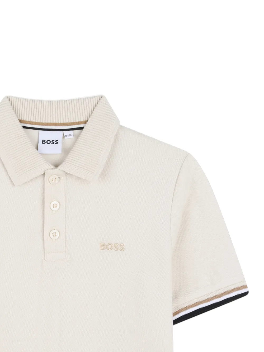  Boss Kidswear Short-sleeve Polo Shirt - Neutrals 