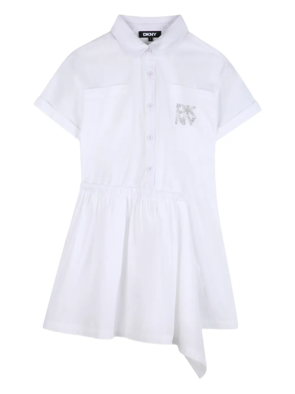 Dkny Kids Chemisier con logo - Bianco