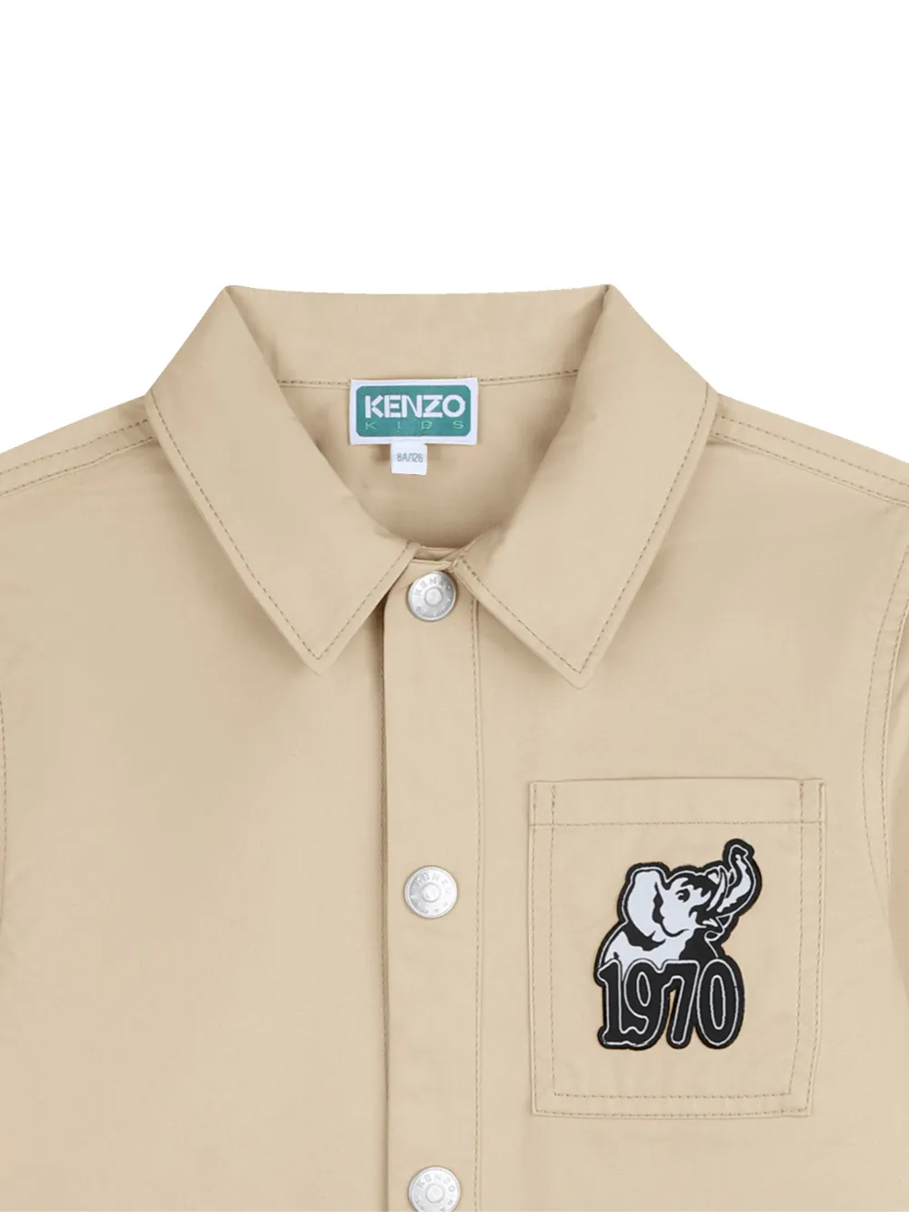  Kenzo Kids Patch-pocket Jacket - Neutrals 