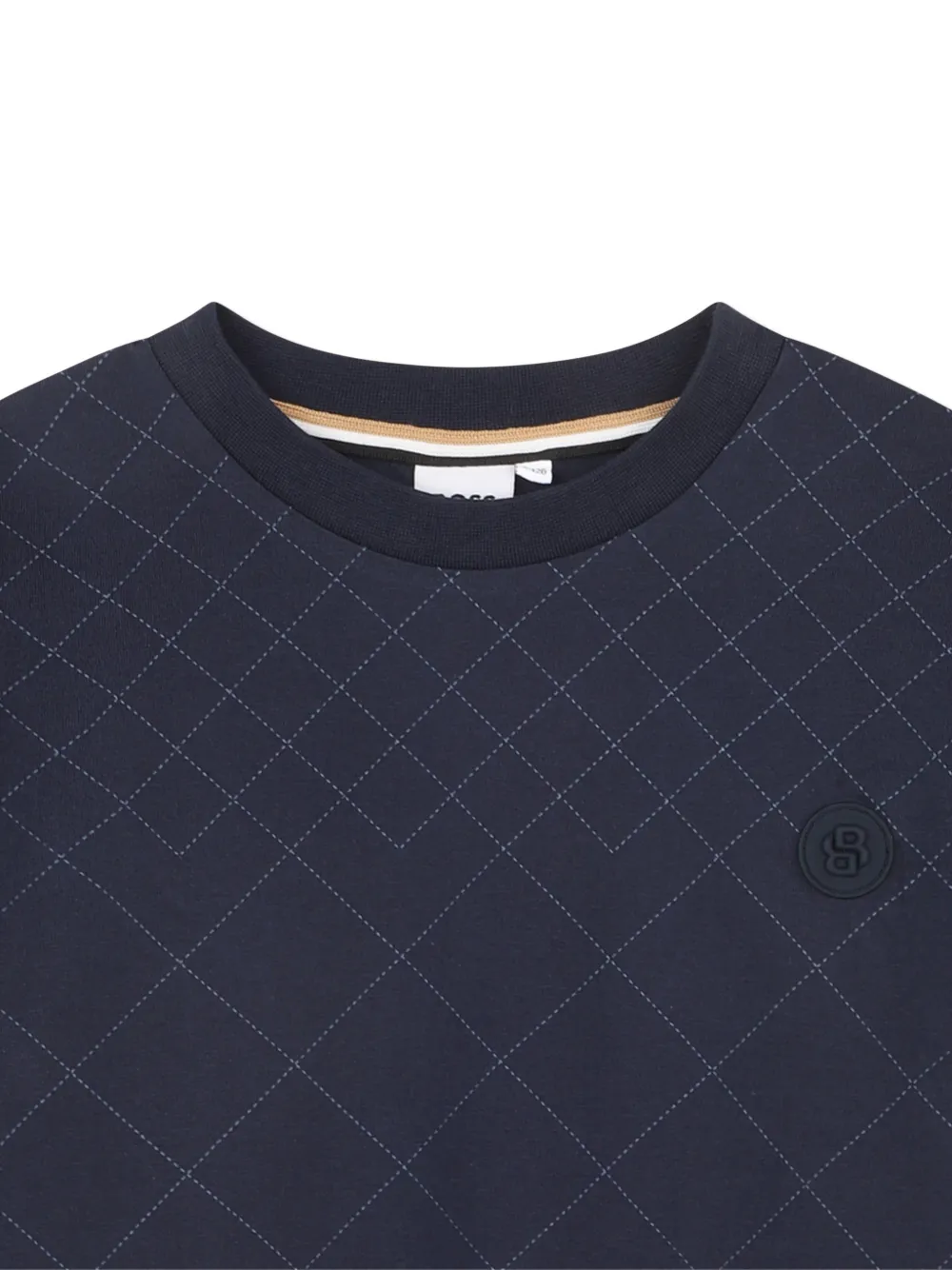 BOSS Kidswear T-shirt met print Blauw