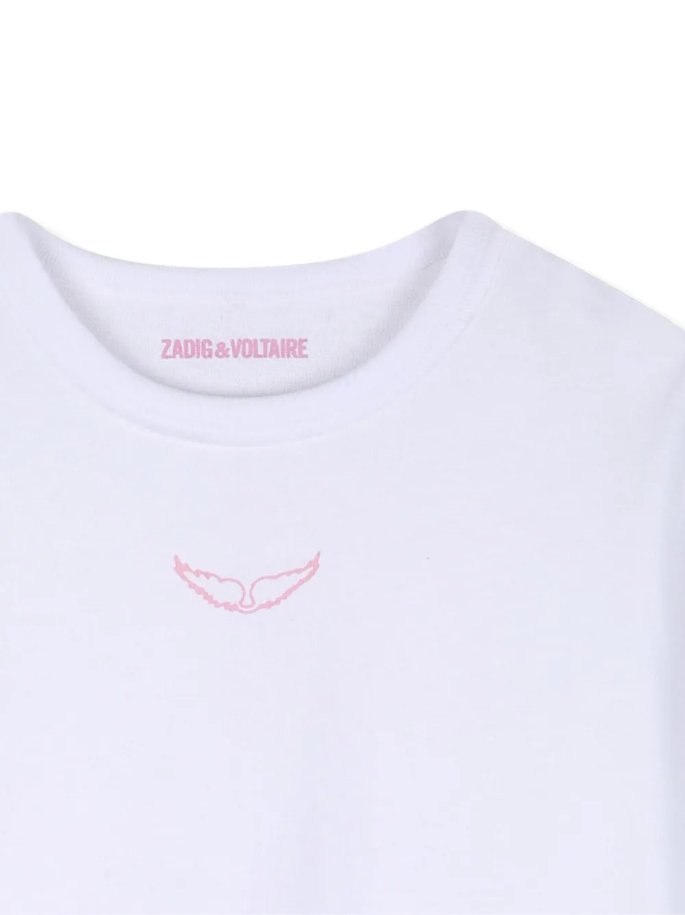 Zadig & Voltaire Kids T-shirt met print Wit
