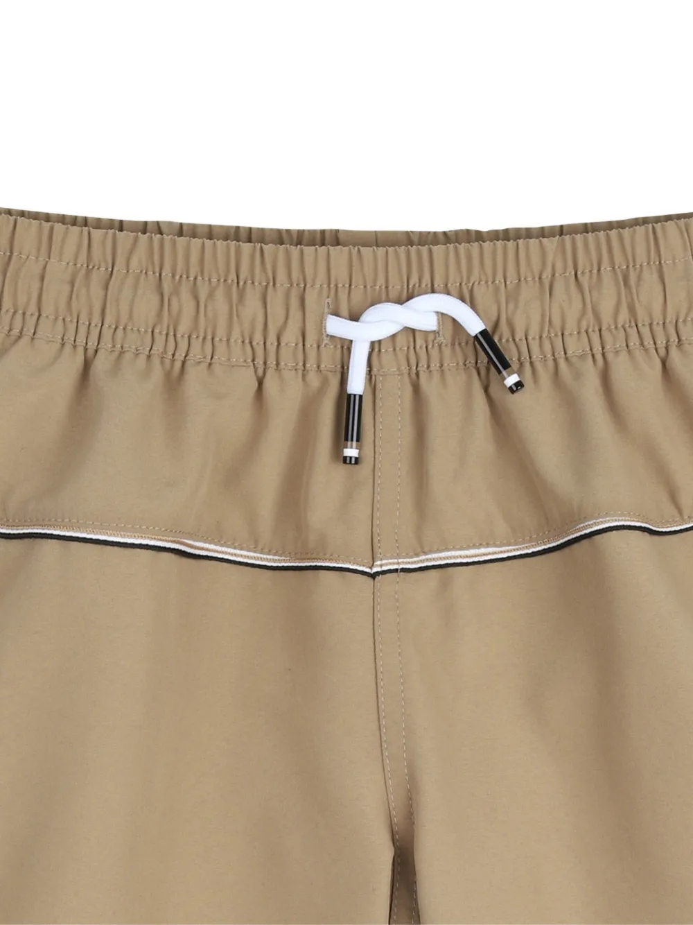  Boss Kidswear Drawstring Swim Shorts - Neutrals 