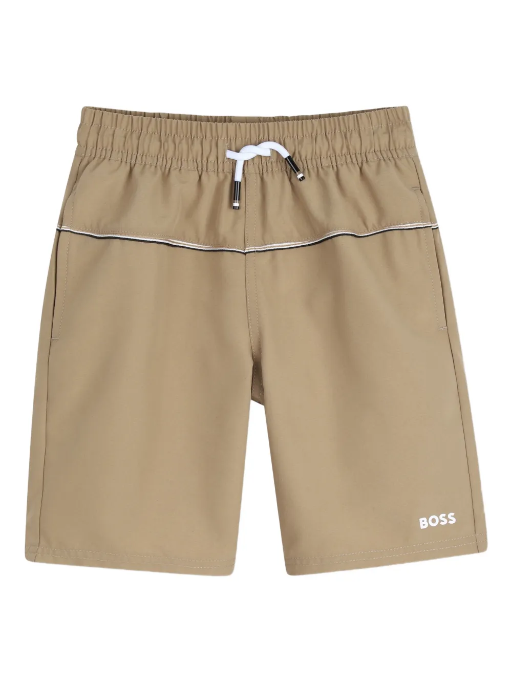 BOSS Kidswear Costume da bagno con coulisse - Toni neutri