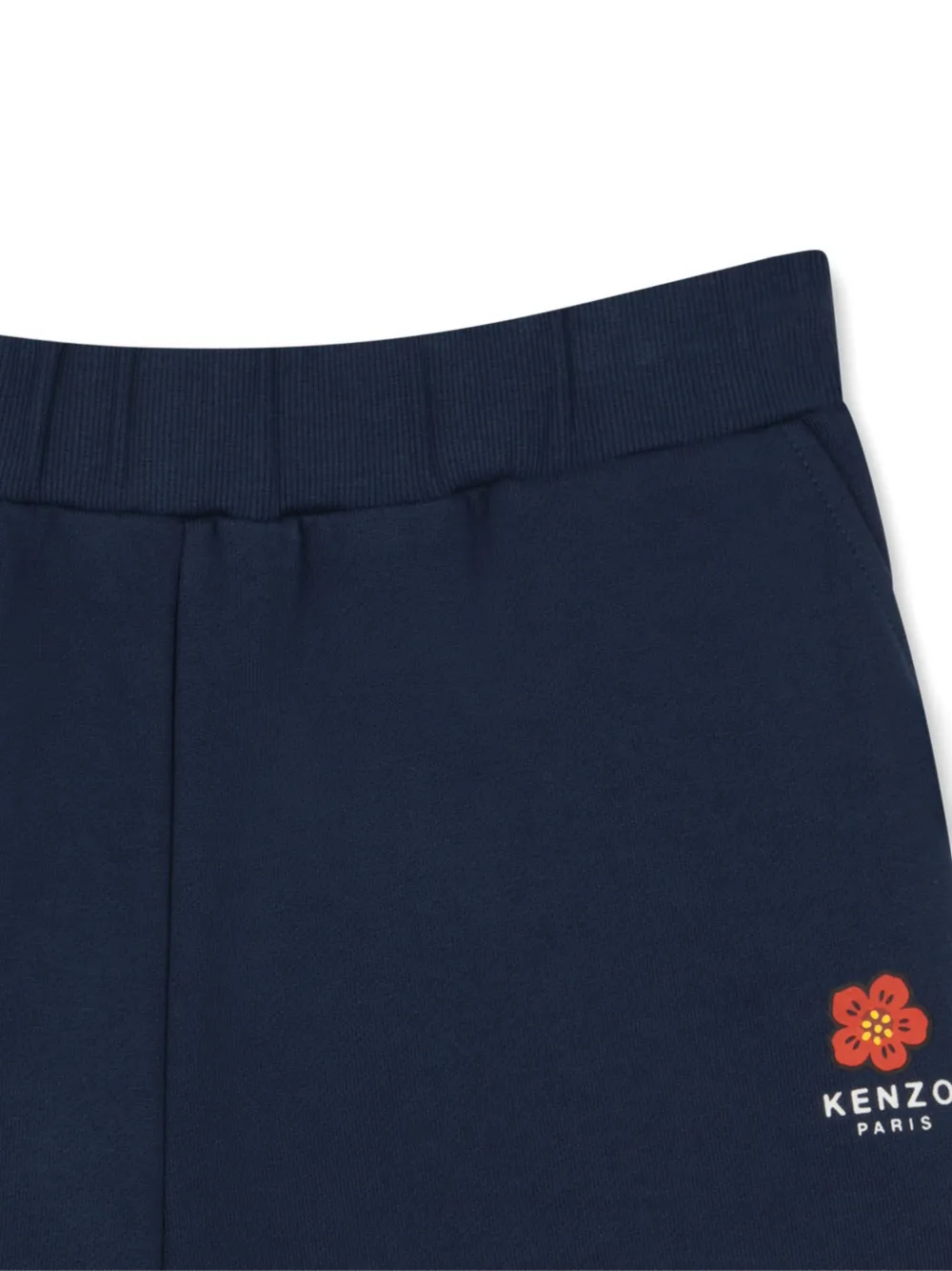 Kenzo Kids Boke Flower shorts met applicatie Blauw