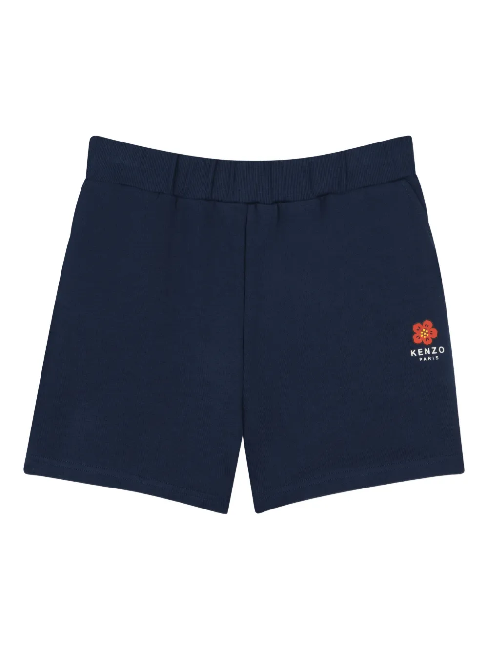 Kenzo Kids Shorts Boke Flower con applicazione - Blu