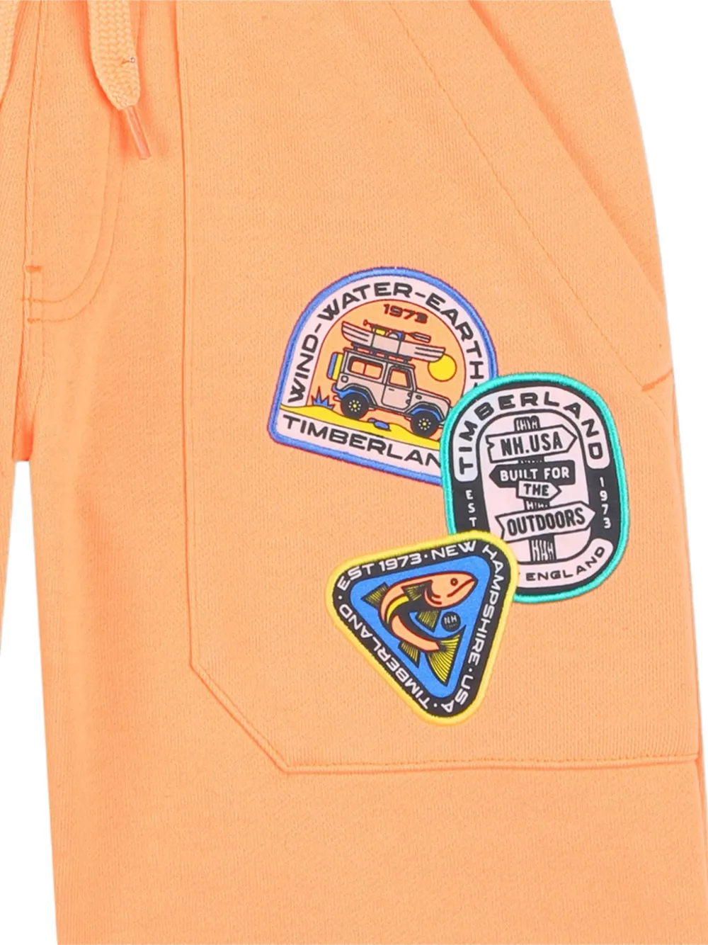 Timberland Kids Shorts met applicatie Oranje
