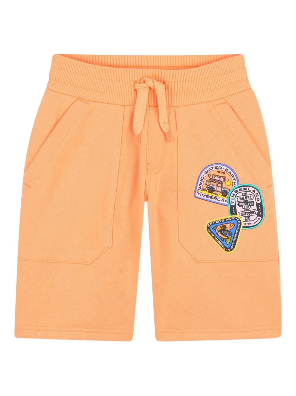 Timberland Kids Shorts con applicazione - Arancione