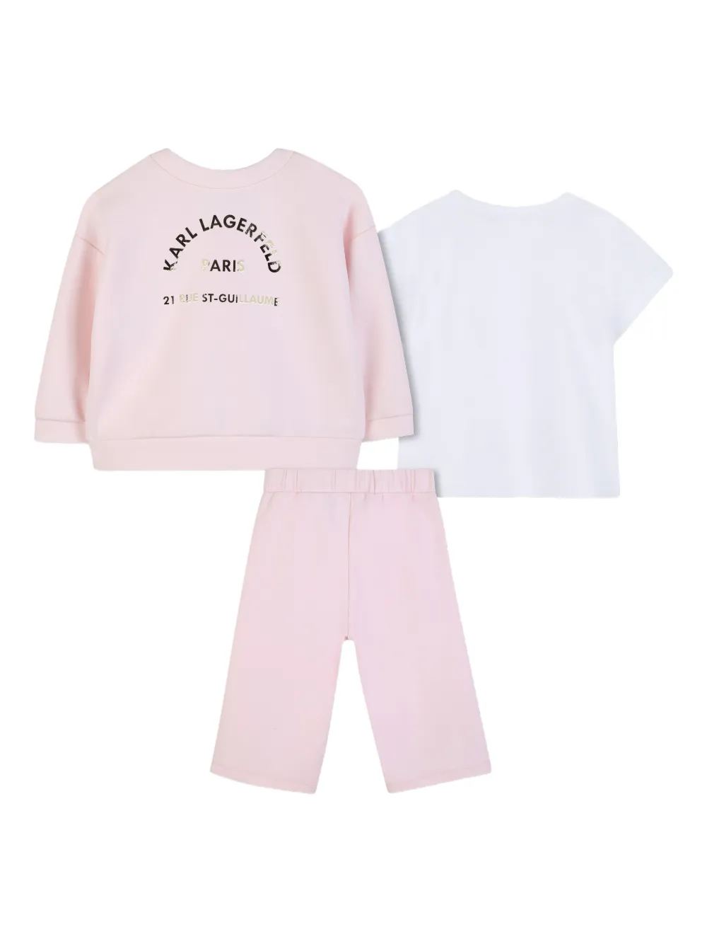 Karl Lagerfeld Kids Ikon Choupette trainingspak Roze