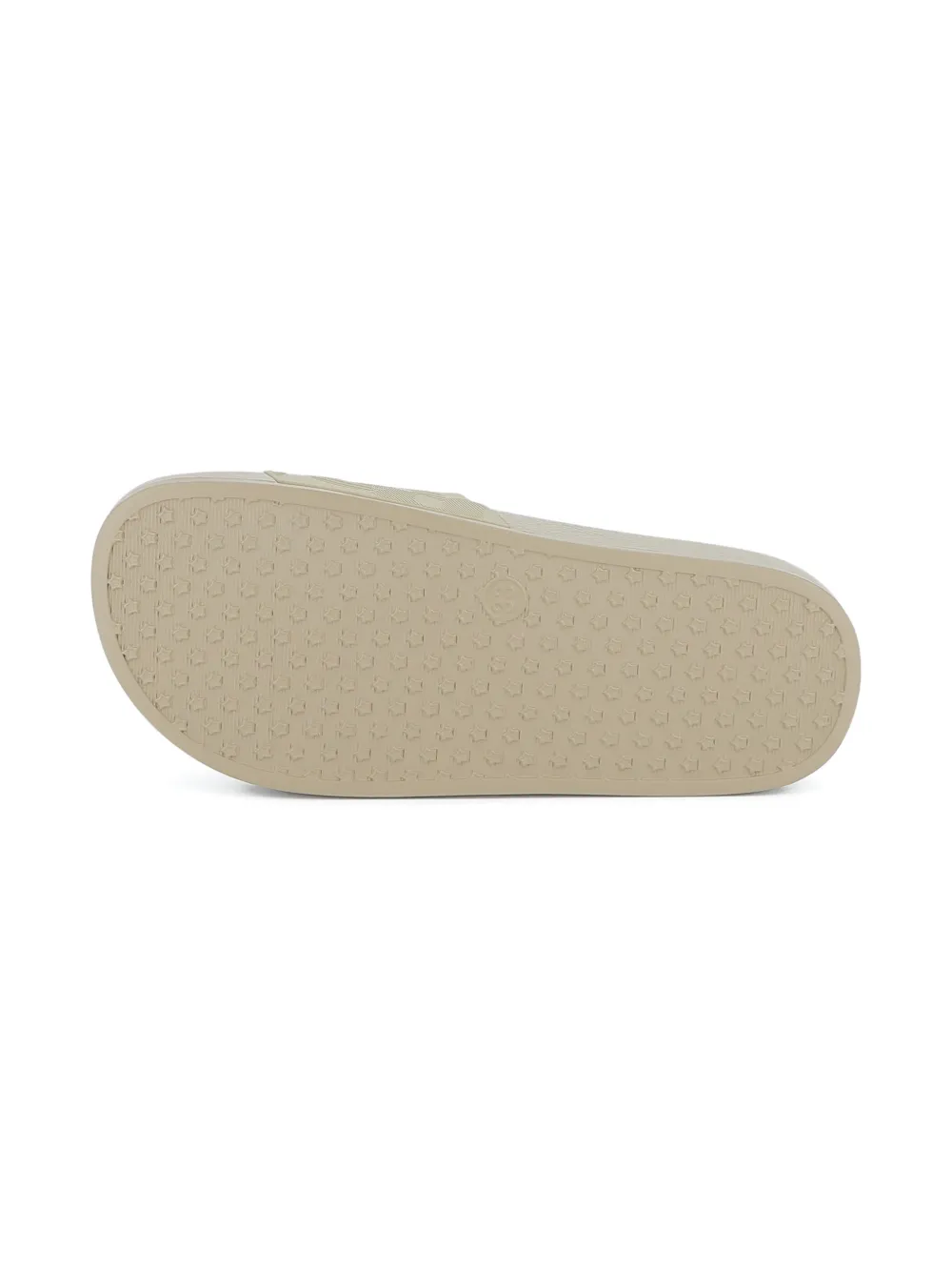 BOSS Kidswear Slippers met logodetail Beige