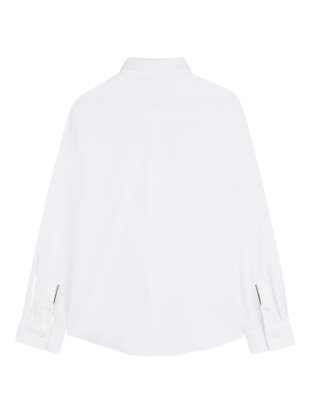 BOSS Kidswear Shirt met lange mouwen Wit