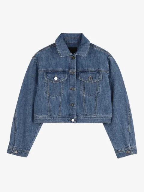 Givenchy Kids jeansjacka med knäppning