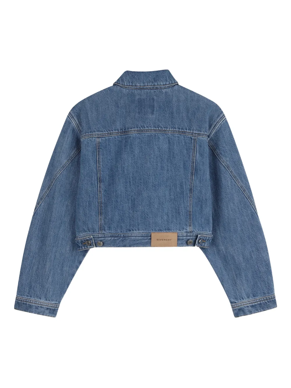  Givenchy Kids Button Denim Jacket - Blue 
