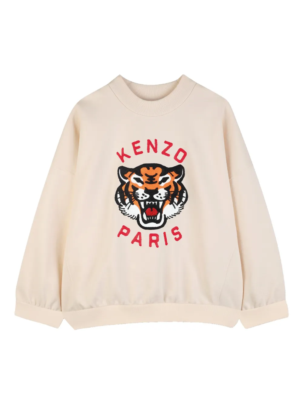 Kenzo Kids Felpa con stampa tigre - Toni neutri