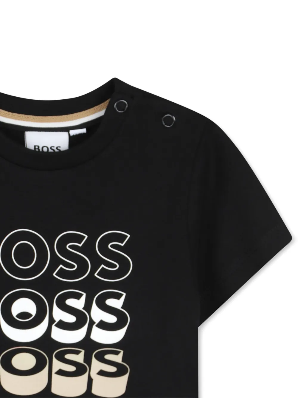BOSS Kidswear T-shirt Zwart