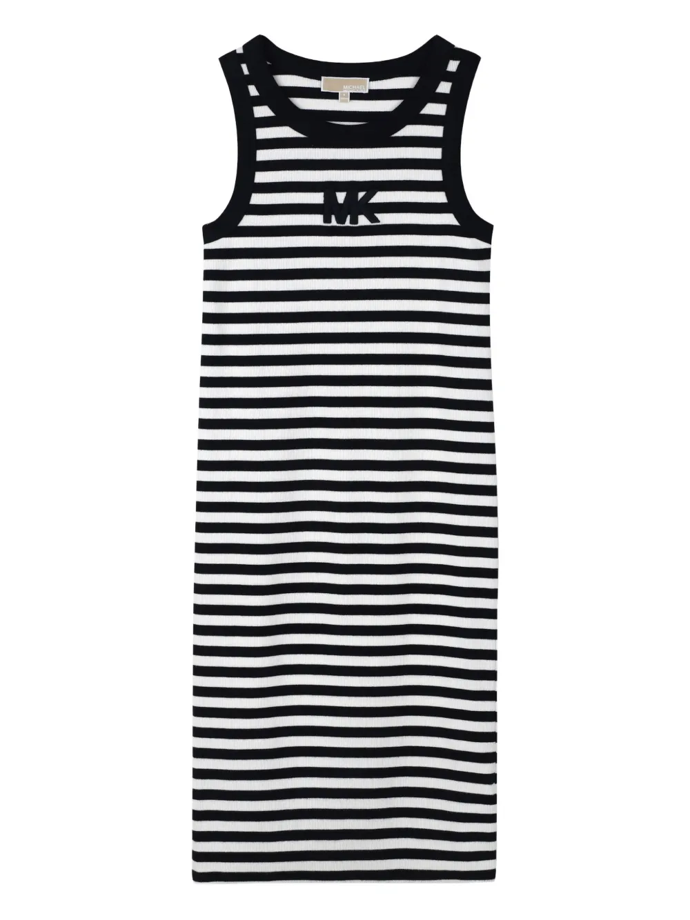 Michael Kors Kids Abito a righe - Bianco