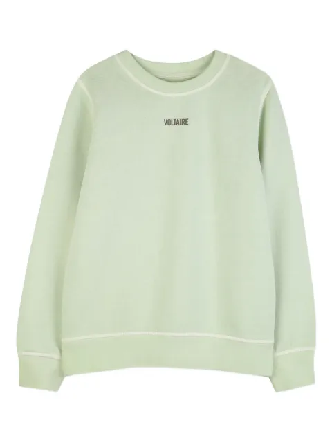 Zadig & Voltaire Kids sudadera con detalle estampado