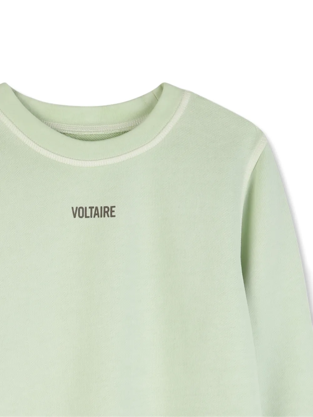 Zadig & Voltaire Kids Sweater met print Groen